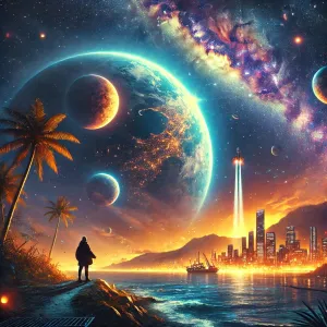 Imagen que refleja el significado de Exoplaneta de Arde Bogotá