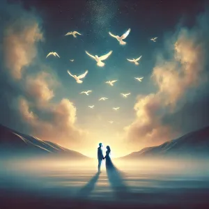 Imagen que refleja el significado de BIRDS OF A FEATHER de Billie Eilish