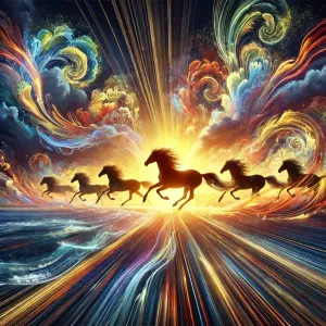 Imagen que refleja el significado de Dog Days Are Over de Florence and the Machine