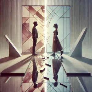 Imagen que refleja el significado de Somebody That I Used to Know de Gotye