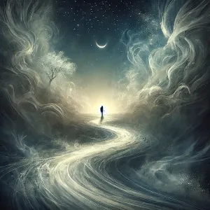 Imagen que refleja el significado de The Night We Met de Lord Huron