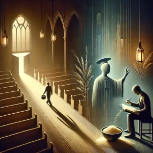 Imagen que refleja el significado de Eleanor Rigby de The Beatles